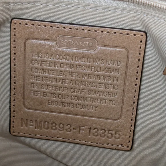 Vintage Coach Yellow Leather Bleecker Crossbody Shoulder Bag F13355 - Picture 14 of 14